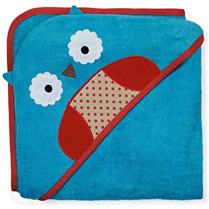 Skip Hop Zoo Hooded Towel, Otis Owl, Multi