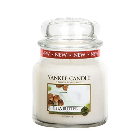 Yankee Candle Medium Jar Candle, Shea Butter