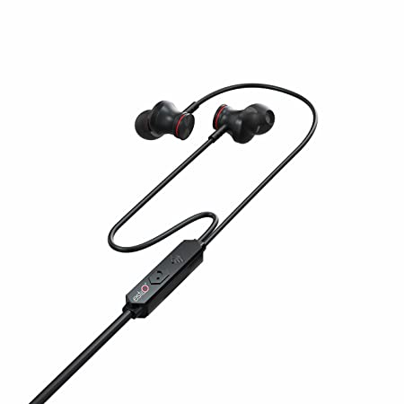 ESTILO in-Ear Wired High Bass Earphones with 10mm Extra Bass Driver for Stereo Audio, Noise Cancelling Metal Earbuds, HD Sound Earphone with Mic (Black) & Tangle-Free Cable &3.5 mm Aux