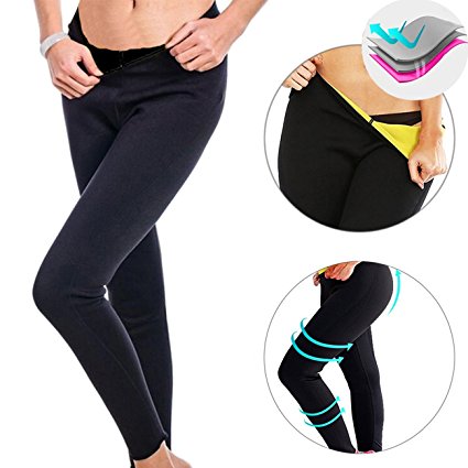 Kiwi-Rata New Ankle Long Thermo Pants Neoprene Sweat Sauna Suit Yoga Leggings for Women Ladies Weight Loss Burn Fat