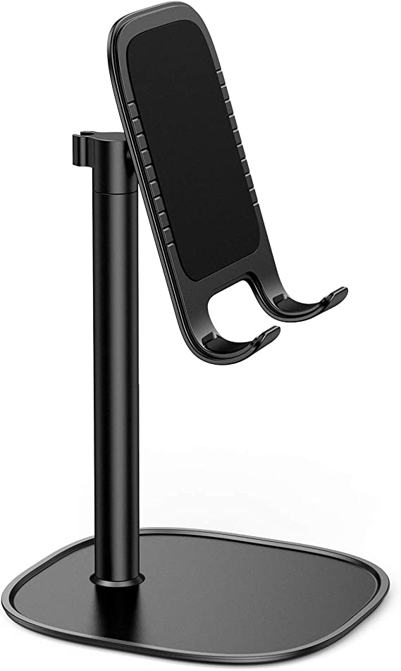 Uniwit Cell Phone Stand Desk Holder Compatible for iPhone 14 13 12 Pro Max 11 SE XS XR 8 Plus 6 7, Samsung Galaxy S22 S21 S20 S10 S9 S8 Note 9 8 S7 S6, Google Pixel 4 XL, Smartphone Adjustable