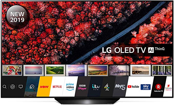 LG Electronics OLED55B9PLA 55-Inch UHD 4K HDR Smart OLED TV with Freeview Play - Black colour (2019 Model) [Energy Class A]