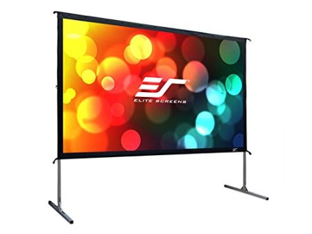 Elite Screens Yard Master 2, 120-inch 16:9, Foldable Outdoor Front Projection Movie Projector Screen, OMS120H2