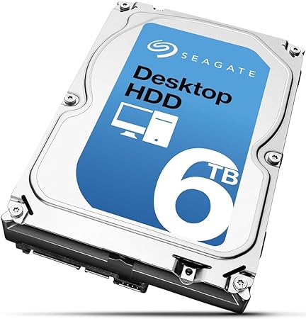 Seagate Hard Drive ST6000DM001 6TB SATA 6Gb/s 128MB Cache Desktop Storage Bare