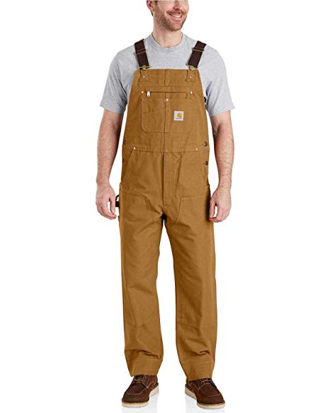 Carhartt Men's New R01 Unlined Duck Bib Overall