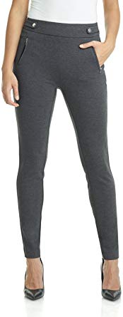 Rekucci Women's Secret Figure Pull-On Knit Skinny Pant