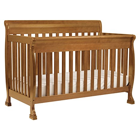 DaVinci Kalani 4-in-1 Convertible Crib with Toddler Rail, Chestnut