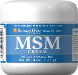 Puritans Pride MSM Cream-4 oz Cream