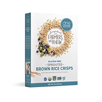 One° Cereal Rice Crisp Brown, 8 Oz