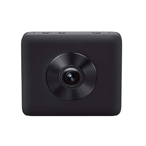 Xiaomi MI Sphere Camera Kit – Sports camera Panoramic 360 ° (3.5 K at 30 fps, 190 °, 2 Lens Fish Eye Wide Angle F2.0 Aperture Frame, Electronic 6-Axis Stabilizer, 23.88 MP), Black