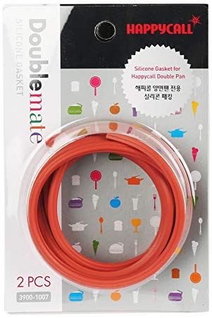 Happycall Double Pan Silicone Gasket, Standard, Red