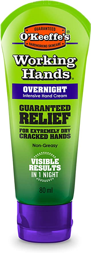 O'Keeffe's Working Hands Overnight, 80 ml