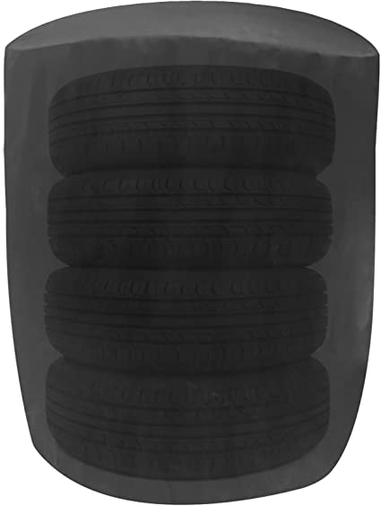 QWORK Large Garage Mate TireHide, Tire Waterproof Storage Bag Cover Fits up to 30" Tires