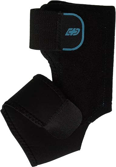 DonJoy Advantage DA161AB01-BLK-L, XL Stabilizing Ankle Brace, Lightweight Low Profile, Dual Compression Straps for Strains, Sprains, Arthritis, Adjustable to fit Large to XL, 9.5" to 11.5"