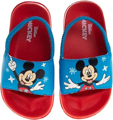 Disney Minnie Mouse,Encanto, Mickey, Lightning McQueen, Slides Beach Backstrap Slip-on Sandal (Toddler/Little Kid)