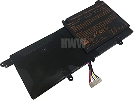 HWW New 11.4V 36Wh 3100mAh N130BAT-3 Replacement Battery Compatible with Clevo N130BU Sager NP3130 6-87-N130S-3U9A 31A00 Series