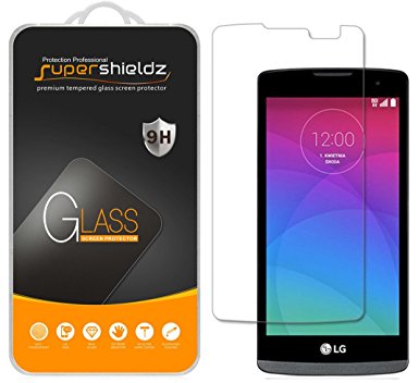 [2-Pack] Supershieldz for LG Leon LTE Tempered Glass Screen Protector, Anti-Scratch, Anti-Fingerprint, Bubble Free, Lifetime Replacement Warranty