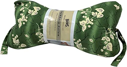 Original Bones NeckBone Chiropractic Support Pillow in Poly Cotton, Assorted Patterns