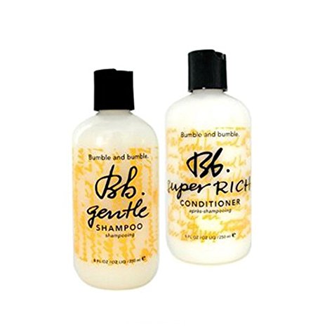 Bumble And Bumble Gentle Shampoo 8-Ounces & Bumble And Bumble Super Rich Conditioner 8-Ounces