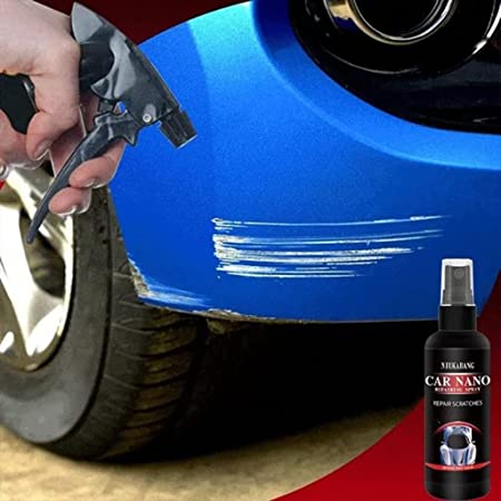 Car Scratch Repair Nano Spray, 50/100/120ml Car Nano Repairing Spray, Protection & Swirl Remover Polish, 1/2/5PCS Fast Repairing Scratch Spray - Scratch Removal for All Car Body (50ml-1pc)
