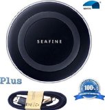 SeaFine Wireless Charging Pad with USB cable- Black Sapphire