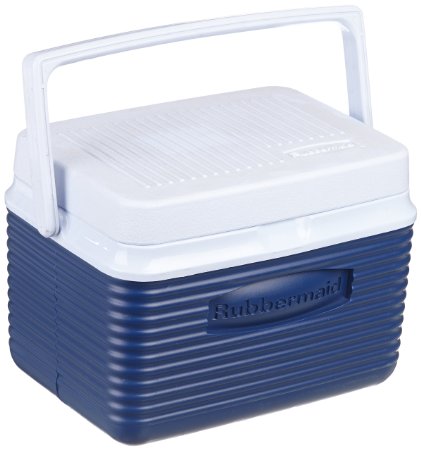 Rubbermaid Cooler / Ice Chest, 5-quart, Blue