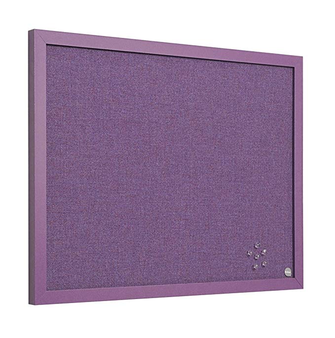 BiSilque Notice Board Framed W600xH450 Lavender Ref FB0469418