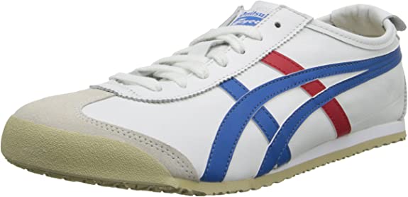 Onitsuka Tiger Unisex Mexico 66-u Fashion Sneaker, White/Blue, Numeric_8 US Men