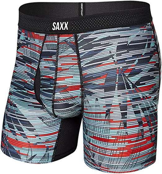 SAXX Men's Underwear - DROPTEMP™ COOLING MESH Boxer Briefs with Built-in Pouch Support - Underwear for Men, Spring