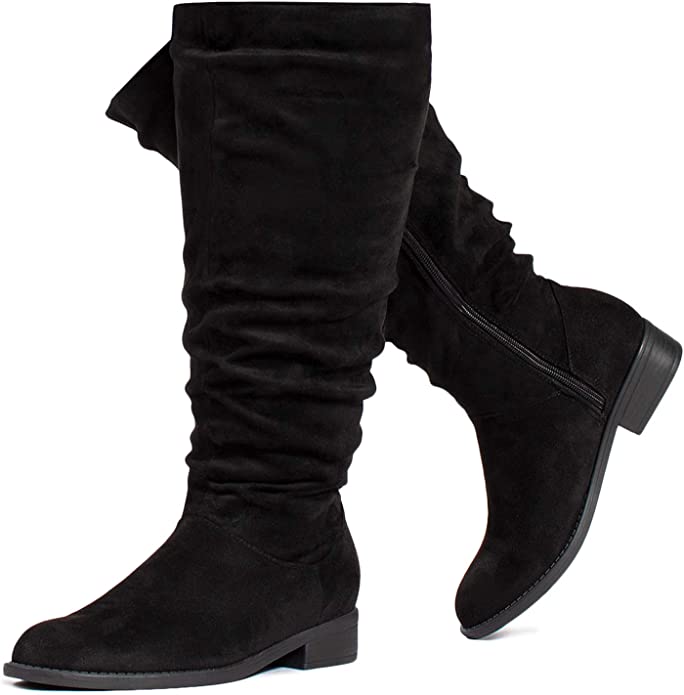 Women's Slouchy Knee High Boots (Available in Regular and Wide Calf)
