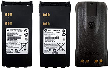 HNN4003BR Motorola Original Impres Battery OEM Pack of 2 Li-Ion 7.4V, 2500mAh