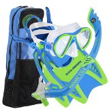 US Divers Youth Flare Jr Silicone Snorkeling Set