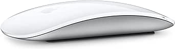 Apple Ratón Magic Mouse: Recargable, con conexión Bluetooth y Compatible con el Mac y iPad; Blanco, Superficie Multi-Touch