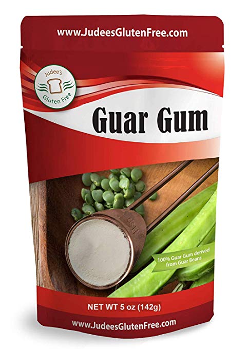 Judee's Guar Gum Powder Gluten Free (5 Oz)- USA Packaged & Filled - Great for Low-Carb, Keto, & Ice Cream Recipes - Dedicated Gluten & Nut Free Facility