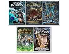 Percy Jackson and the Olympians: The Graphic Novel 5 Books Set - The Lightning Thief, The Sea of Monsters, The Titan's Curse, The Battle of the Labyrinth, The Last Olympian