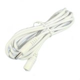 Hanvex 6 ft 13mm DC Power Extension Cable for Foscam Agasio Tenvis Loftek Wireless IP Camera White