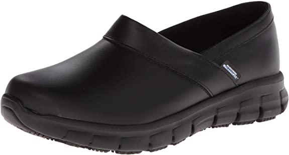 Skechers for Work Women's Relaxed Fit Slip Resistant Work Shoe