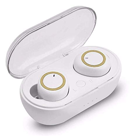 Halffle Wireless Earbuds Bluetooth Passive Noise Reduction Dual Bluetooth Earphone Earbud Headphones