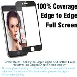 iPhone 6 plus Screen Protectorby Ailun25D Curved Edge Tempered Glass Screen SaverEdge-to-Edge full Screen CoverageOil StainFingerprintBubble-free-Siania Retail Package55 Black