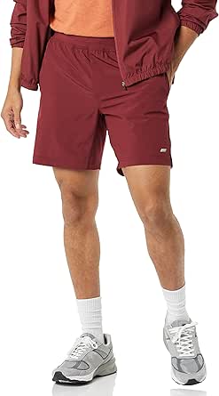 Amazon Essentials mens Woven Stretch 7" Training Short