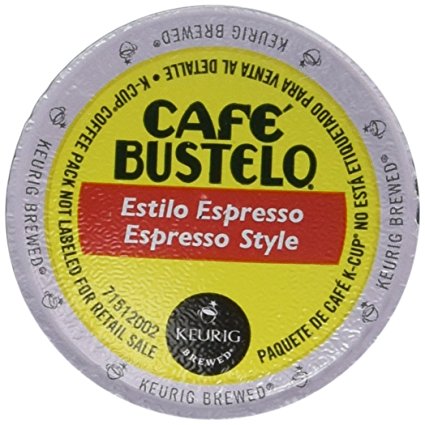 Cafe Bustelo K-cup Packs, Espresso Style, 24 Count