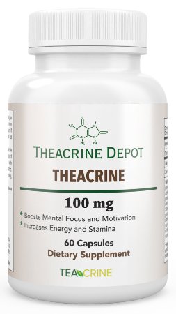 Theacrine Teacrine - Energy and Stamina Boosting Supplement - 100 Mg - 60 Capsules