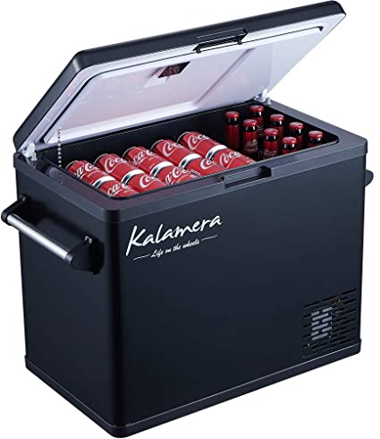 Kalamera Portable Refrigerator for Car, 52 Quarts Car Cooler for Camping | -4°F to 50°F Compressor Based Electric 12V Fridge for Vehicles and Trucks | AC and DC Travel Freezer for RV