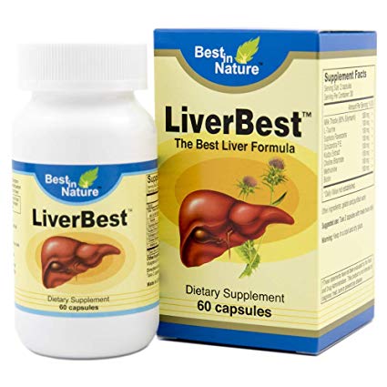 LiverBest - Vitamin Promotes Healthy Liver Function, Enhance Detoxification - with Milk Thistle, L-taurine, Sophora Flavescens, Schizandra, Kudzu Extract, Choline Bitartrate.