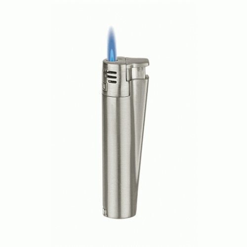 Genuine Clipper Electronic Jet Flame Lighter wind proof lighter sliver WITH METAL GIFT CASE