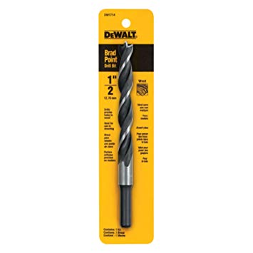 DEWALT DW1714 1/2-Inch Brad Point Bit