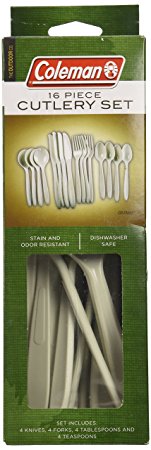 Coleman 2000001679 16-Piece Polycarbonate Cutlery Set