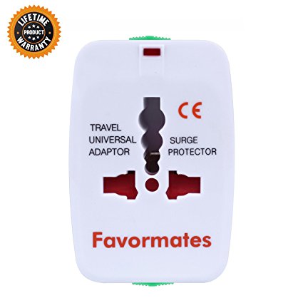 Travel Adapter,All in One Design-With US UK EU AU/CN International Plug and Universal AC Sockets, Wall AC 110-250V Power Multi Outlet Adapter Worked for More than 150 Countries
