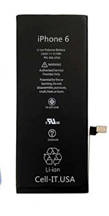 iPhone 6 Battery : New Zero Cycle 1810mAh 3.82V Li-Ion Polymer Battery Replacement for iPhone 6 (4.7 Inch) (Compatible with all models of the iPhone 6: A1549 & A1586