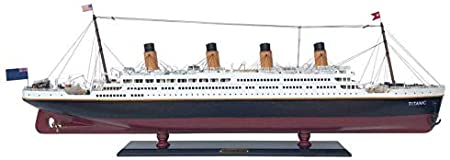 Handcrafted Nautical Decor RMS Titanic 40" - Titanic Model Cruise Liner - Wooden Cruise Ship - Museum Qual